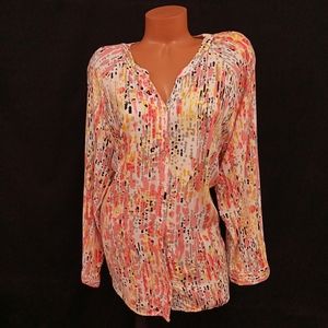 Cj Banks Womens 2x white top